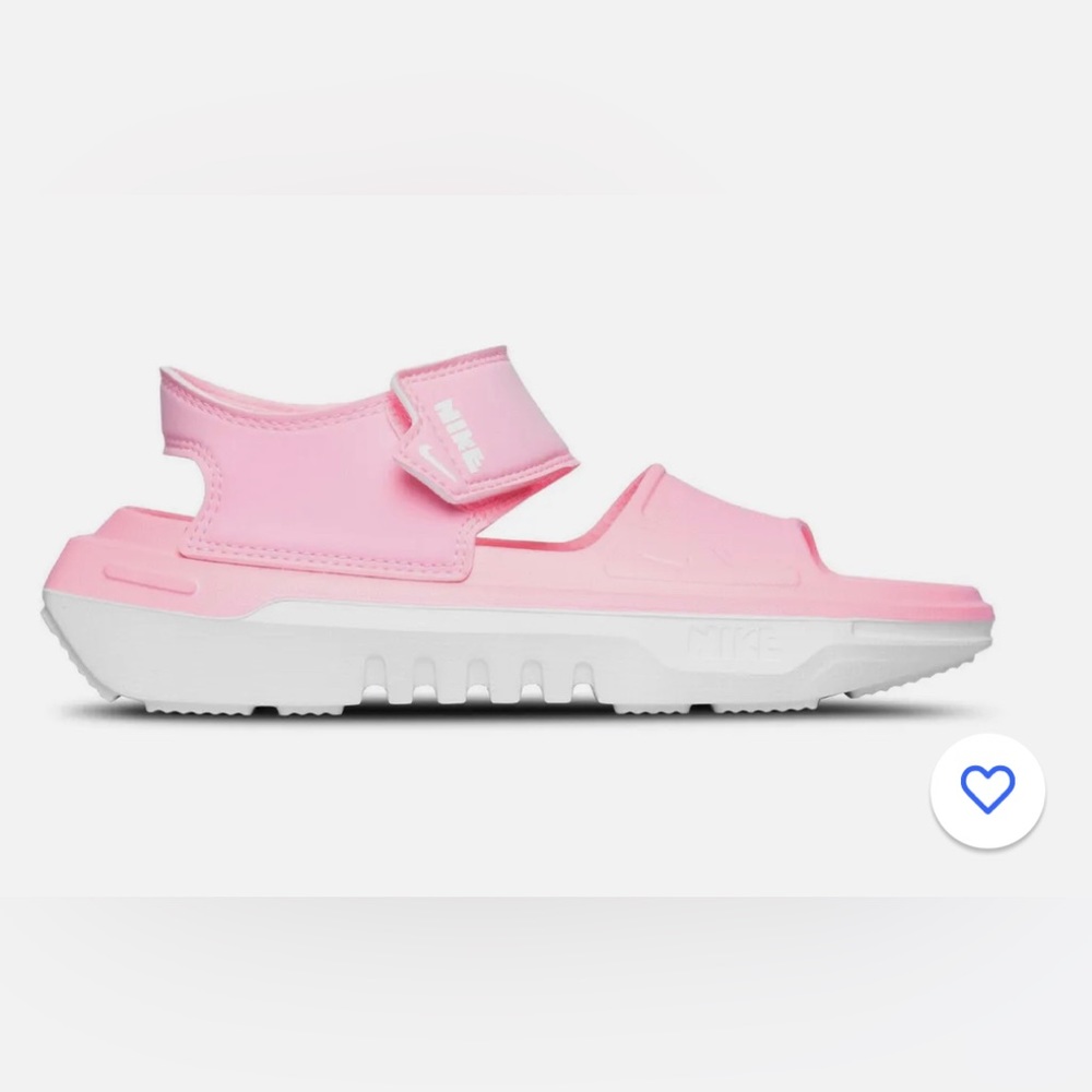 NEW Nike Playscape Girls Sandals Arctic Punch White Slide CU5296-600 Size 6